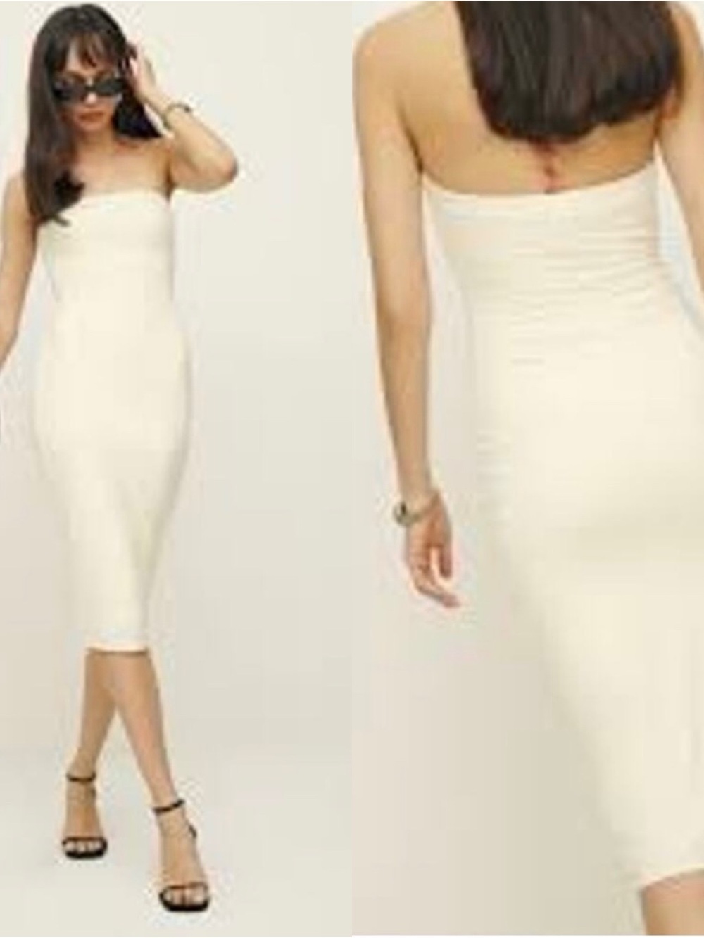 Reformation x Laura Harrier Etta Midi Dress Size Small